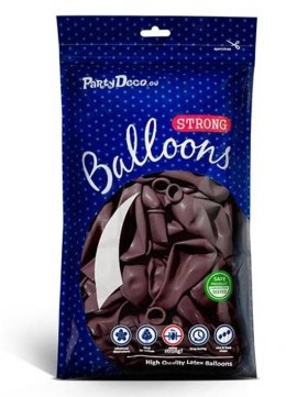 Balony Strong 27cm Metallic Maroon 10szt