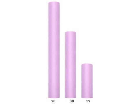 Tiul gładki dekoracyjny 15cm 9m lawenda Tiul gładki dekoracyjny 15cm 9m lawenda