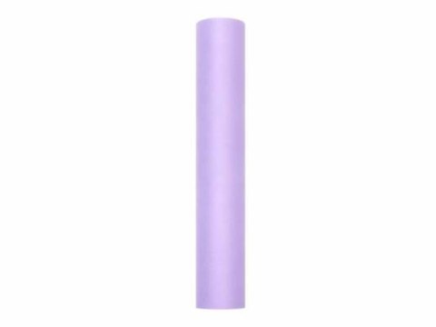 Tiul gładki dekoracyjny 30cm 9m liliowy Tiul gładki dekoracyjny 30cm 9m liliowy