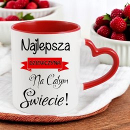 KUBEK Z NADRUKIEM PREZENT DLA KOLEŻANKI DZIEWCZYNY KOBIETY ŻONY WALENTYNKI