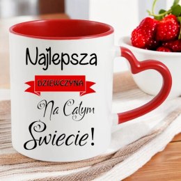 KUBEK Z NADRUKIEM PREZENT DLA KOLEŻANKI DZIEWCZYNY ŻONY DZIEŃ KOBIET