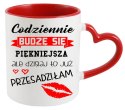 KUBEK Z NADRUKIEM PREZENT DLA KOLEŻANKI DZIEWCZYNY ŻONY MAMY DZIEŃ KOBIET