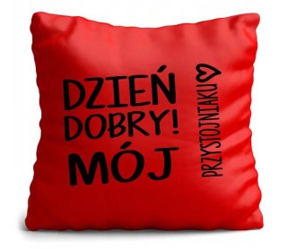 PODUSZKA SATYNOWA PREZENT WALENTYNKI DLA DZIEWCZYNY CHŁOPAKA ŻONY MĘŻA