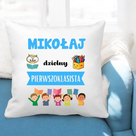 PODUSZKA Z IMIENIEM DZIECKA DLA CHŁOPCA DZIEWCZYNKI PASOWANIE NA UCZNIA # PODUSZKA Z IMIENIEM DZIECKA DLA CHŁOPCA DZIEWCZYNKI PASOWANIE NA UCZNIA #