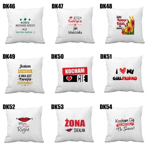 Poduszka z nadrukiem prezent Dzień Kobiet dla Koleżanki Dziewczyny Mamy Poduszka z nadrukiem prezent Dzień Kobiet dla Koleżanki Dziewczyny Mamy