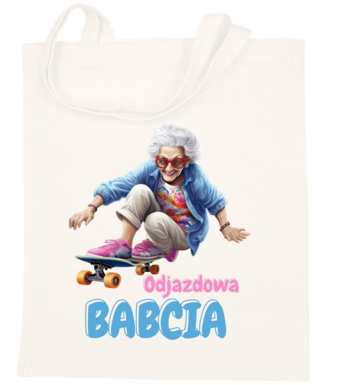 TORBA BAWEŁNIANA PREMIUM NA ZAKUPY Z NADRUKIEM PREZENT DZIEŃ BABCI TORBA BAWEŁNIANA PREMIUM NA ZAKUPY Z NADRUKIEM PREZENT DZIEŃ BABCI