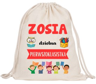 WOREK NA BUTY KAPCIE PLECAK MOCNY GRUBY PREMIUM DO SZKOŁY PASOWANIE UCZNIA#