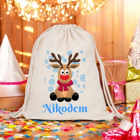 WOREK NA BUTY KAPCIE PLECAK MOCNY PREMIUM Z IMIENIEM MIKOŁAJKI ŚWIĘTA # WOREK NA BUTY KAPCIE PLECAK MOCNY PREMIUM Z IMIENIEM MIKOŁAJKI ŚWIĘTA #