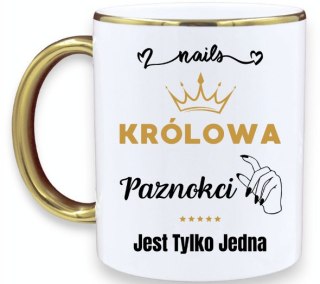 KUBEK PREMIUM DLA KOSMETYCZKI STYLISTKI PAZNOKCI ŚMIESZNY PREZENT