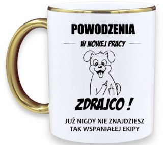 KUBEK PREMIUM NA POŻEGNANIE KOLEŻANKI KOLEGI Z PRACY ŚMIESZNY PREZENT