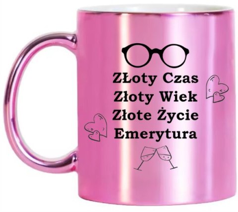 KUBEK RÓŻOWY PREMIUM DLA EMERYTKI EMERYTURA POŻEGNANIE Z PRACY KUBEK RÓŻOWY PREMIUM DLA EMERYTKI EMERYTURA POŻEGNANIE Z PRACY