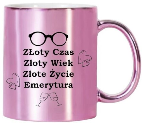 KUBEK RÓŻOWY PREMIUM DLA EMERYTKI EMERYTURA POŻEGNANIE Z PRACY KUBEK RÓŻOWY PREMIUM DLA EMERYTKI EMERYTURA POŻEGNANIE Z PRACY