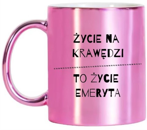 KUBEK RÓŻOWY PREMIUM DLA EMERYTKI EMERYTURA POŻEGNANIE Z PRACY KUBEK RÓŻOWY PREMIUM DLA EMERYTKI EMERYTURA POŻEGNANIE Z PRACY