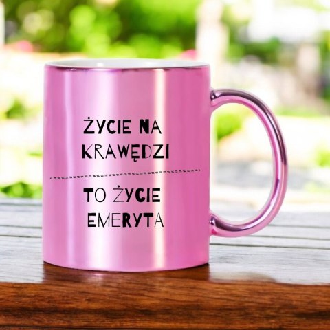 KUBEK RÓŻOWY PREMIUM DLA EMERYTKI EMERYTURA POŻEGNANIE Z PRACY KUBEK RÓŻOWY PREMIUM DLA EMERYTKI EMERYTURA POŻEGNANIE Z PRACY