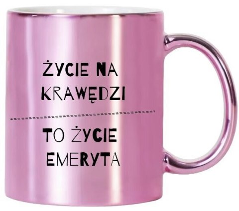 KUBEK RÓŻOWY PREMIUM DLA EMERYTKI EMERYTURA POŻEGNANIE Z PRACY KUBEK RÓŻOWY PREMIUM DLA EMERYTKI EMERYTURA POŻEGNANIE Z PRACY