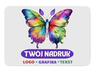 PODKŁADKA POD MYSZ MYSZKĘ Z NADRUKIEM ZDJĘCIEM LOGO REKLAMA PREZENT #