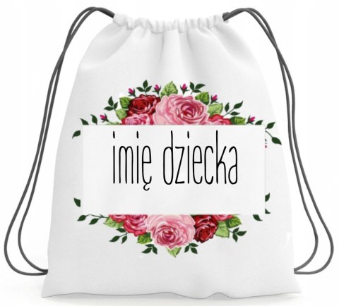 Plecak z imieniem worek do szkoły przedszkola na buty kapcie # Plecak z imieniem worek do szkoły przedszkola na buty kapcie #