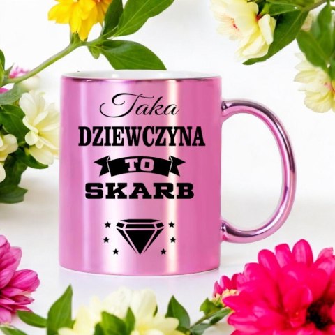 KUBEK RÓŻOWY METALIK PREMIUM DLA DZIEWCZYNY URODZINY IMIENINY PREZENT KUBEK RÓŻOWY METALIK PREMIUM DLA DZIEWCZYNY URODZINY IMIENINY PREZENT