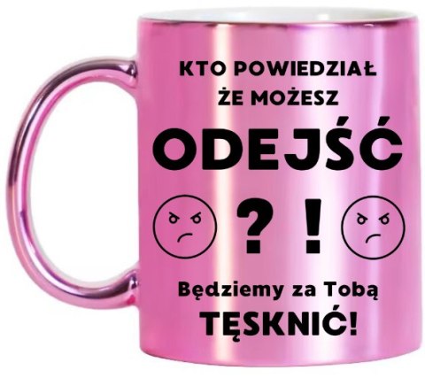 KUBEK RÓŻOWY METALIK PREMIUM PREZENT DLA KOLEŻANKI NA POŻEGNANIE W PRACY KUBEK RÓŻOWY METALIK PREMIUM PREZENT DLA KOLEŻANKI NA POŻEGNANIE W PRACY