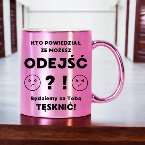KUBEK RÓŻOWY METALIK PREMIUM PREZENT DLA KOLEŻANKI NA POŻEGNANIE W PRACY KUBEK RÓŻOWY METALIK PREMIUM PREZENT DLA KOLEŻANKI NA POŻEGNANIE W PRACY