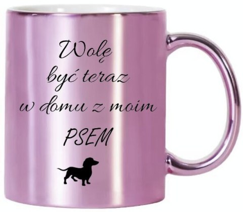 KUBEK RÓŻOWY METALIK PREMIUM PREZENT DLA KOLEŻANKI URODZINY IMIENINY KUBEK RÓŻOWY METALIK PREMIUM PREZENT DLA KOLEŻANKI URODZINY IMIENINY