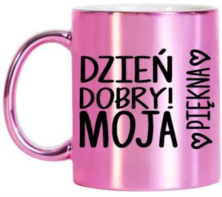 KUBEK RÓŻOWY PREMIUM DLA ŻONY KOLEŻANKI DZIEWCZYNY WALENTYNKI URODZINY