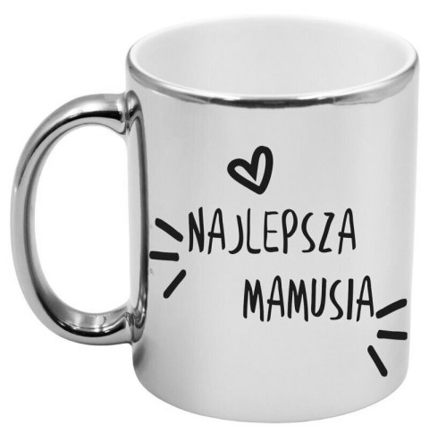 KUBEK SREBRNY PREMIUM Z NADRUKIEM DLA MAMY PREZENT DZIEŃ MATKI KUBEK SREBRNY PREMIUM Z NADRUKIEM DLA MAMY PREZENT DZIEŃ MATKI