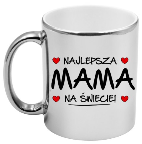 KUBEK SREBRNY PREMIUM Z NADRUKIEM DLA MAMY PREZENT DZIEŃ MATKI KUBEK SREBRNY PREMIUM Z NADRUKIEM DLA MAMY PREZENT DZIEŃ MATKI