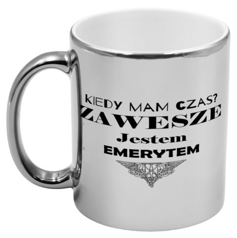 KUBEK SREBRNY PREZENT DLA EMERYTA EMERYTKI POŻEGNANIE W PRACY URODZINY KUBEK SREBRNY PREZENT DLA EMERYTA EMERYTKI POŻEGNANIE W PRACY URODZINY