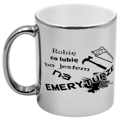 KUBEK SREBRNY PREZENT DLA EMERYTA EMERYTKI POŻEGNANIE W PRACY URODZINY KUBEK SREBRNY PREZENT DLA EMERYTA EMERYTKI POŻEGNANIE W PRACY URODZINY