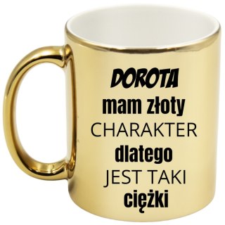 KUBEK ZŁOTY PREMIUM PREZENT DLA ŻONY KOLEŻANKI DZIEWCZYNY URODZINY #