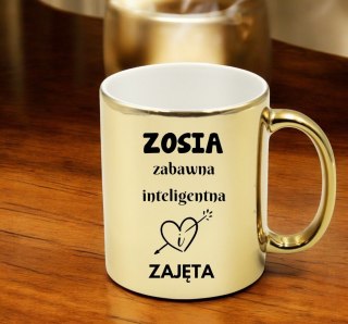 KUBEK ZŁOTY PREMIUM PREZENT DLA ŻONY KOLEŻANKI DZIEWCZYNY URODZINY #