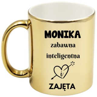 KUBEK ZŁOTY PREMIUM PREZENT DLA ŻONY KOLEŻANKI DZIEWCZYNY URODZINY #