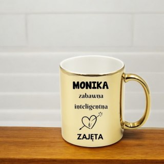 KUBEK ZŁOTY PREMIUM PREZENT DLA ŻONY KOLEŻANKI DZIEWCZYNY URODZINY #