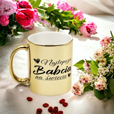 KUBEK ZŁOTY PREMIUM PREZENT DZIEŃ BABCI RÓŻNE WZORY BABCIA KUBEK ZŁOTY PREMIUM PREZENT DZIEŃ BABCI RÓŻNE WZORY BABCIA