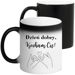 KUBEK MAGICZNY PREZENT DLA DZIEWCZYNY ŻONY MĘŻA CHŁOPAKA WALENTYNKI WZORY