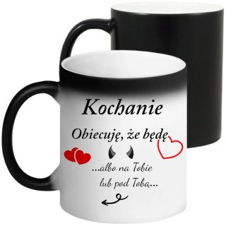 KUBEK MAGICZNY PREZENT DLA DZIEWCZYNY ŻONY MĘŻA CHŁOPAKA WALENTYNKI WZORY