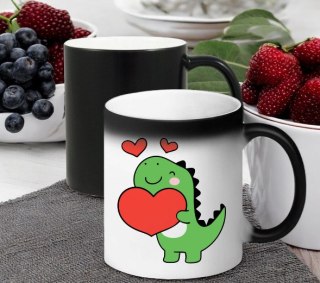 KUBEK MAGICZNY PREZENT DLA DZIEWCZYNY ŻONY MĘŻA CHŁOPAKA WALENTYNKI WZORY