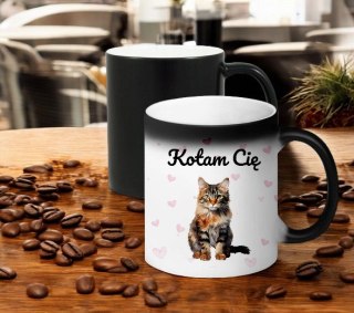 KUBEK MAGICZNY PREZENT DLA DZIEWCZYNY ŻONY MĘŻA CHŁOPAKA WALENTYNKI WZORY