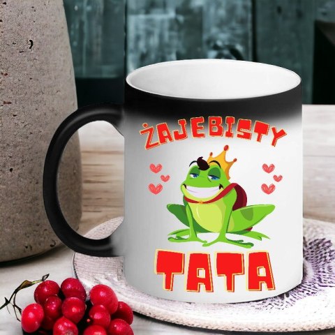 KUBEK MAGICZNY ŚMIESZNY PREZENT NA DZIEŃ OJCA DLA TATY ŻAJEBISTY TATA KUBEK MAGICZNY ŚMIESZNY PREZENT NA DZIEŃ OJCA DLA TATY ŻAJEBISTY TATA