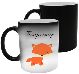 KUBEK MAGICZNY Z IMIENIEM DZIECKA PREZENT DLA CHŁOPCA DZIEWCZYNKI #