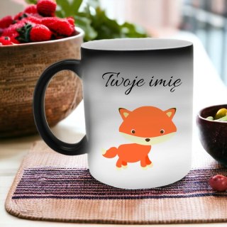 KUBEK MAGICZNY Z IMIENIEM DZIECKA PREZENT DLA CHŁOPCA DZIEWCZYNKI #