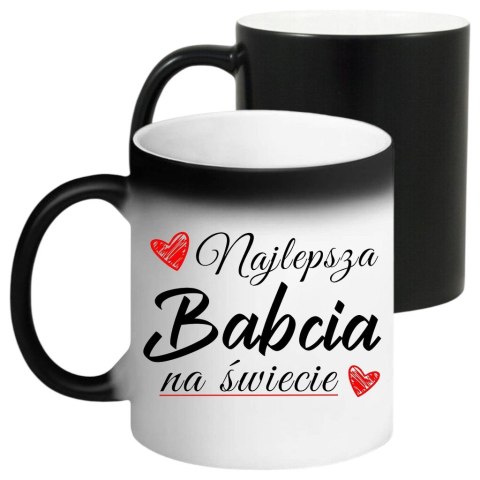 KUBEK MAGICZNY Z NADRUKIEM PREZENT NA DZIEŃ BABCI URODZINY BABCIA KUBEK MAGICZNY Z NADRUKIEM PREZENT NA DZIEŃ BABCI URODZINY BABCIA
