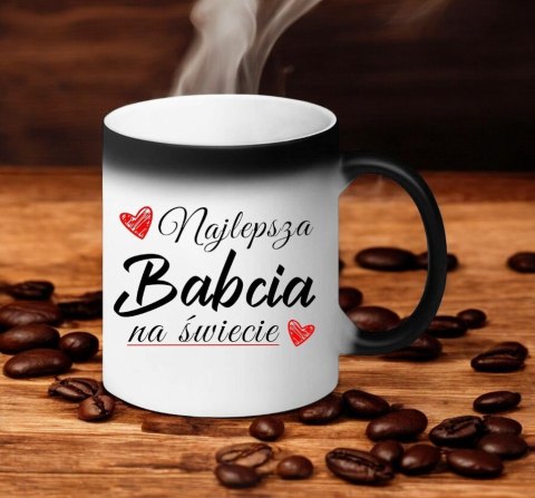 KUBEK MAGICZNY Z NADRUKIEM PREZENT NA DZIEŃ BABCI URODZINY BABCIA KUBEK MAGICZNY Z NADRUKIEM PREZENT NA DZIEŃ BABCI URODZINY BABCIA