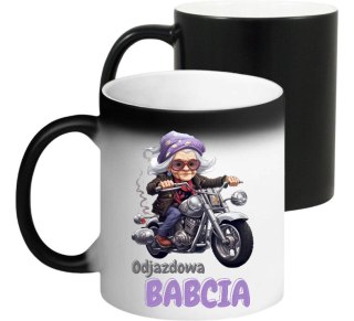 KUBEK MAGICZNY Z NADRUKIEM PREZENT NA DZIEŃ BABCI URODZINY BABCIA