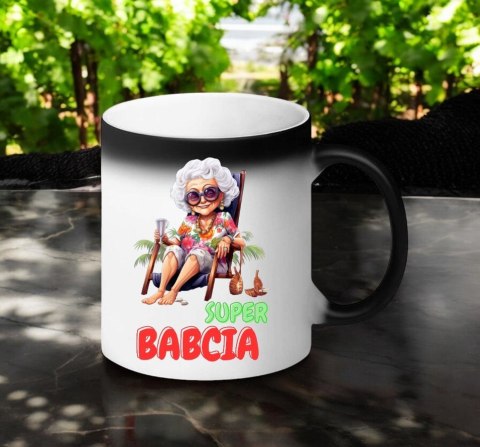 KUBEK MAGICZNY Z NADRUKIEM PREZENT NA DZIEŃ BABCI URODZINY BABCIA KUBEK MAGICZNY Z NADRUKIEM PREZENT NA DZIEŃ BABCI URODZINY BABCIA