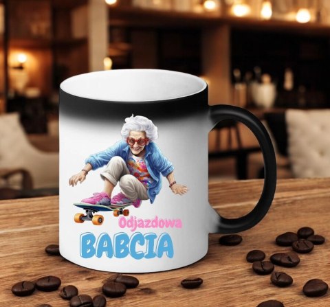 KUBEK MAGICZNY Z NADRUKIEM PREZENT NA DZIEŃ BABCI URODZINY BABCIA KUBEK MAGICZNY Z NADRUKIEM PREZENT NA DZIEŃ BABCI URODZINY BABCIA