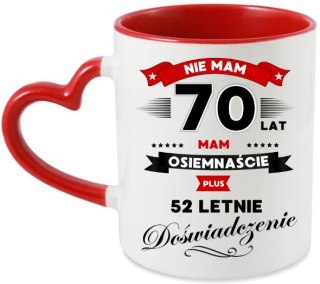 KUBEK ŚMIESZNY PREZENT NA 70 URODZINY DLA KOBIETY ŻONY MAMY BABCI