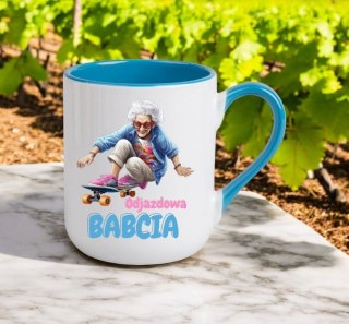 KUBEK Z NADRUKIEM PREZENT DZIEŃ BABCI URODZINY BABCIA IMIENINY ŚWIĘTA
