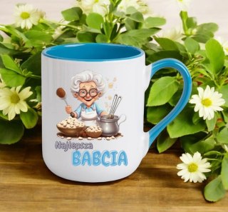 KUBEK Z NADRUKIEM PREZENT DZIEŃ BABCI URODZINY BABCIA IMIENINY ŚWIĘTA
